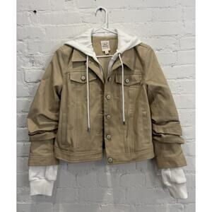 Cinq A Sept Jess Mixed Media Jacket Size S